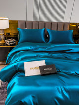[Sinivihreä] SilkSilky-FI 22Momme Bedding Set 002,