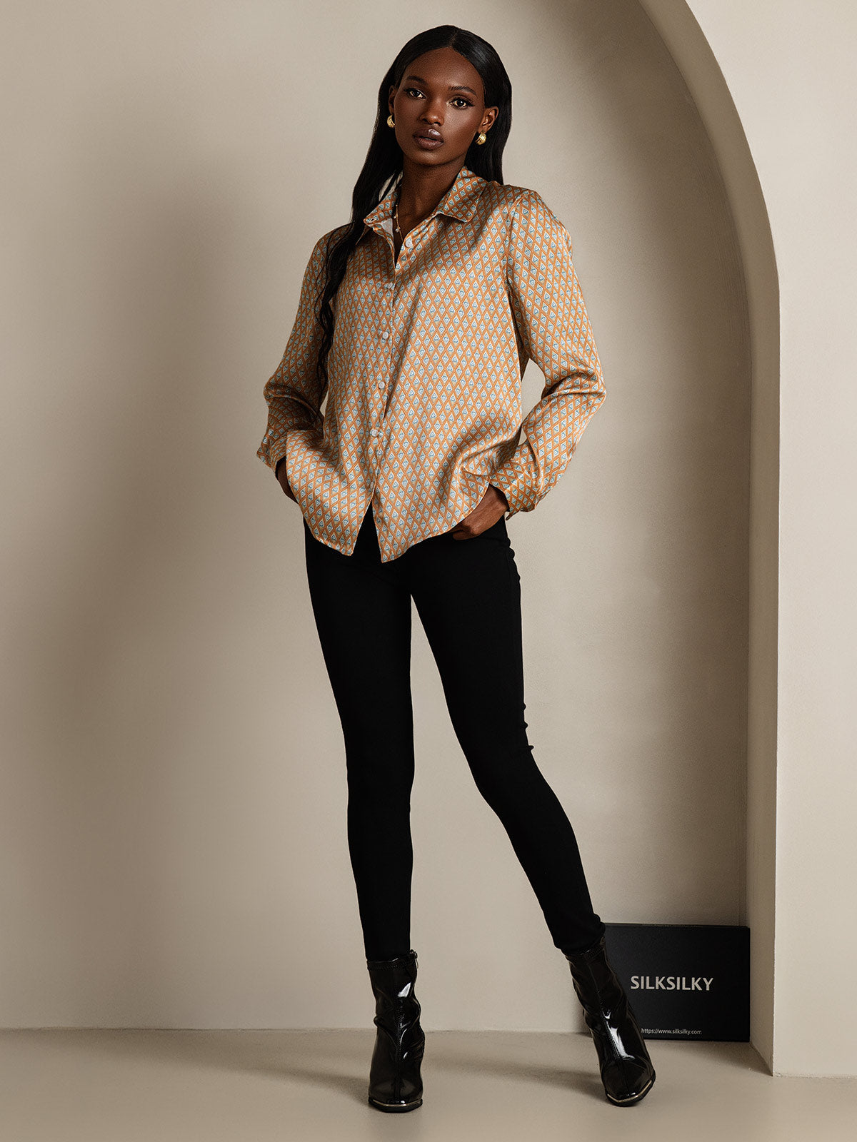 [Kukka] SilkSilky-FI Womens Shirt 007