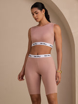 [Pinkki] SilkSilky-FI Sleeveless Crew Neck Women's Outfit Sets 003