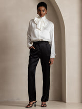 [Musta] SilkSilky-FI 19Momme Silk Womens Pants 007