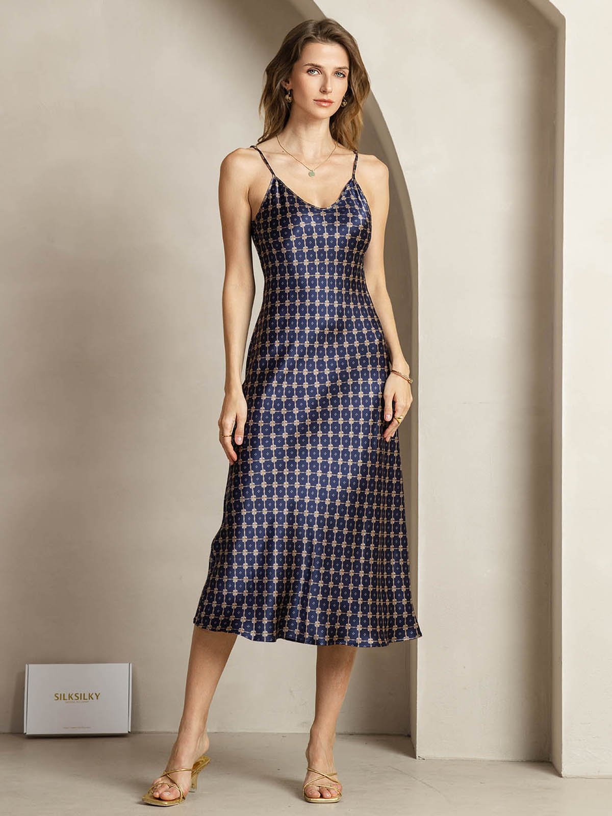 [LaivastoKetju] SilkSilky-FI 19Momme Dress 001