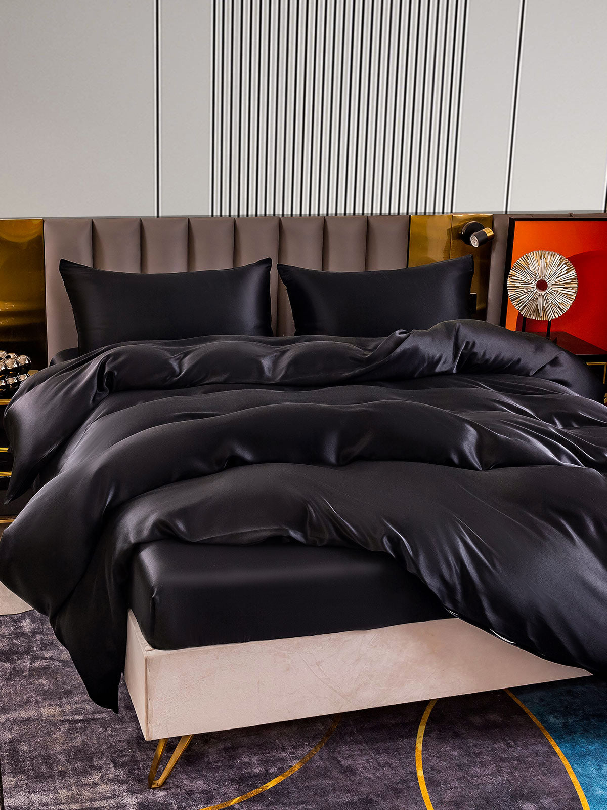 [Musta] SilkSilky-FI 22Momme Bedding Set 005