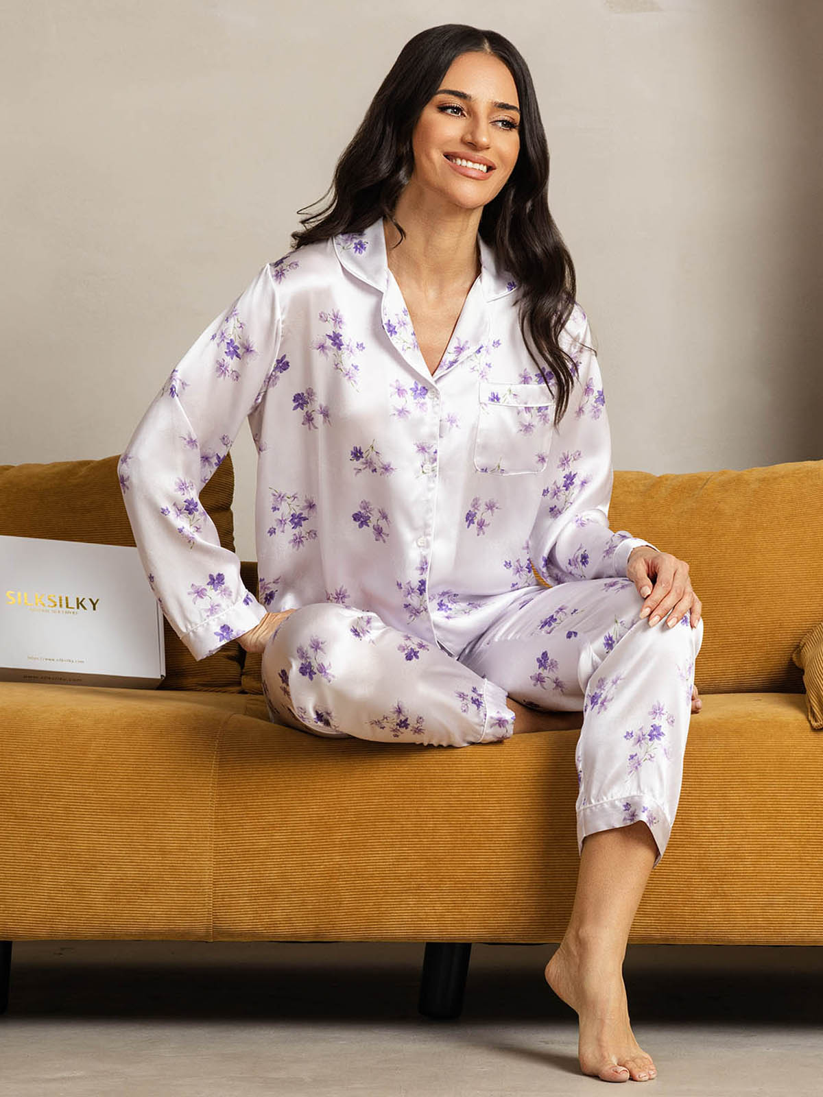 [Syreeninkukka] SilkSilky-FI Womens Pajamas 003