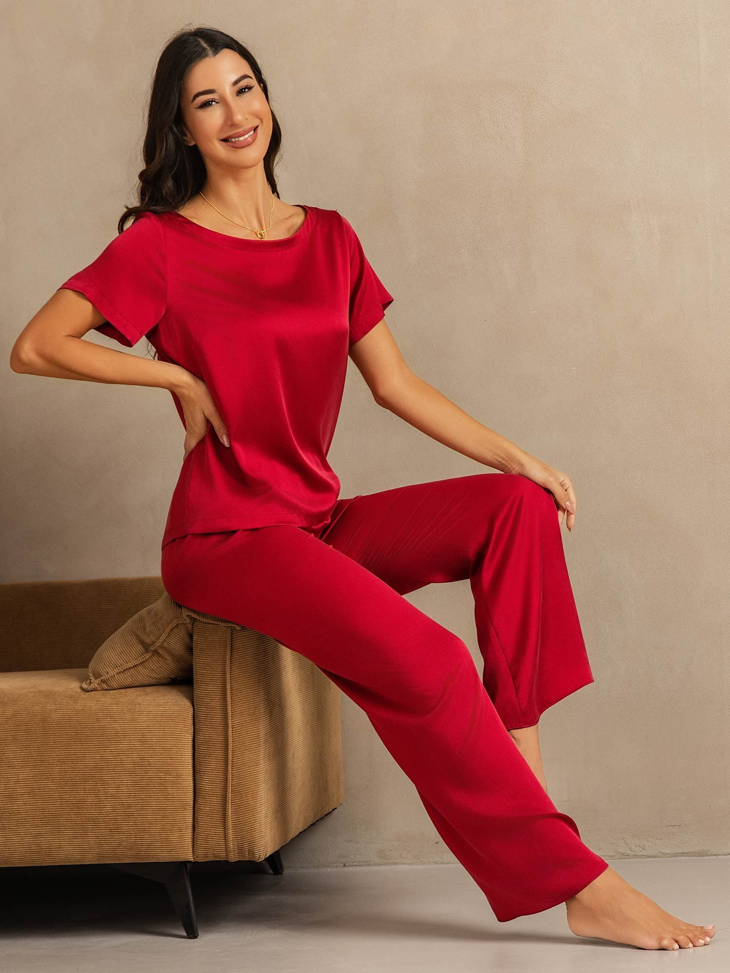 [Viini] SilkSilky-FI 19Momme Womens Pajamas 007