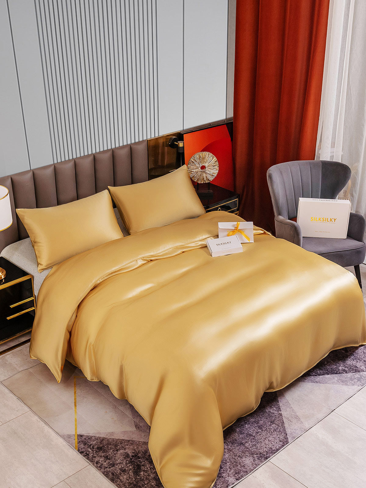 [Samppanja] SilkSilky-FI 22Momme Bedding Set 002