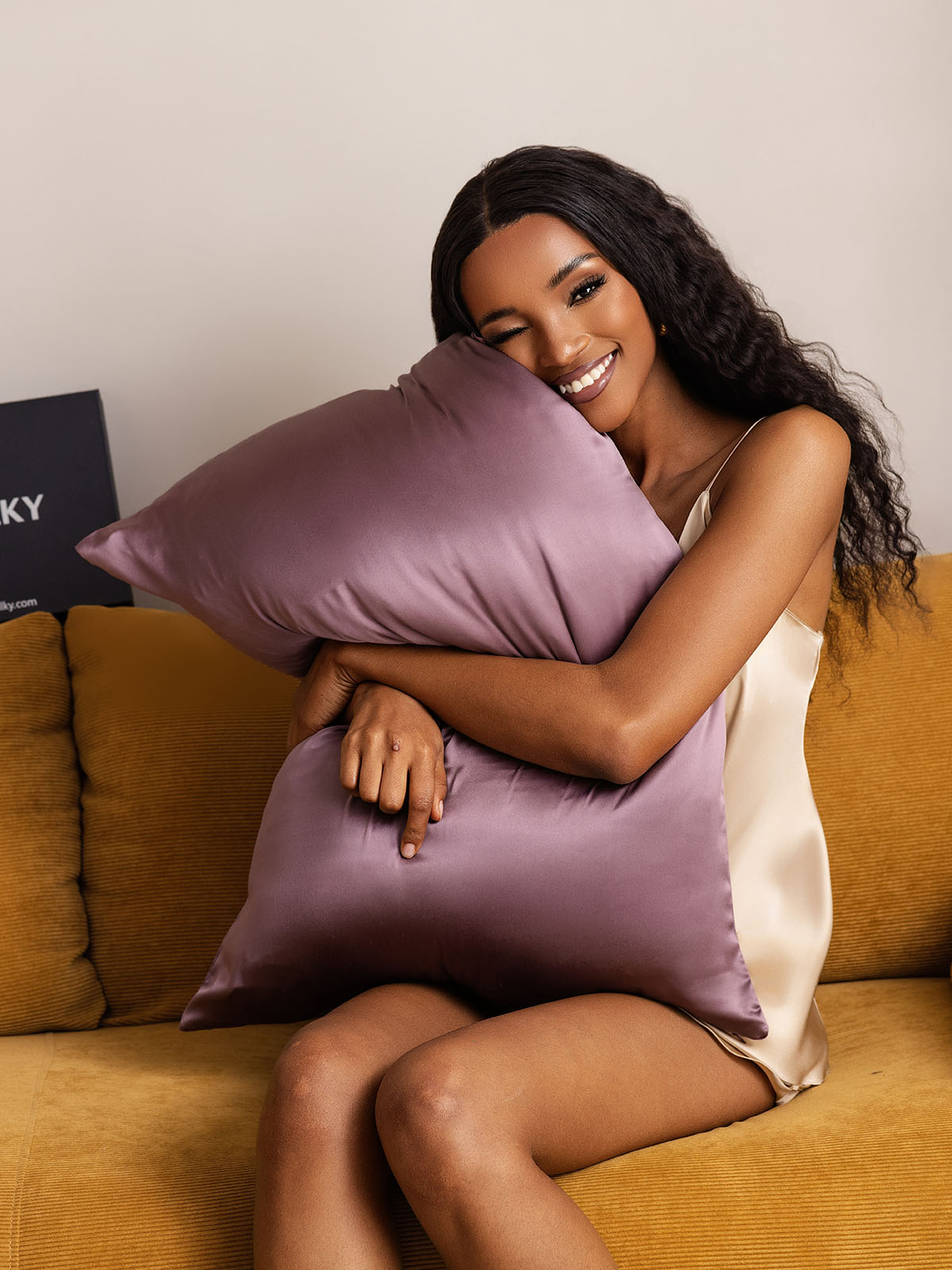 [Tumma Violetti] SilkSilky-FI 22Momme Pillowcase 002
