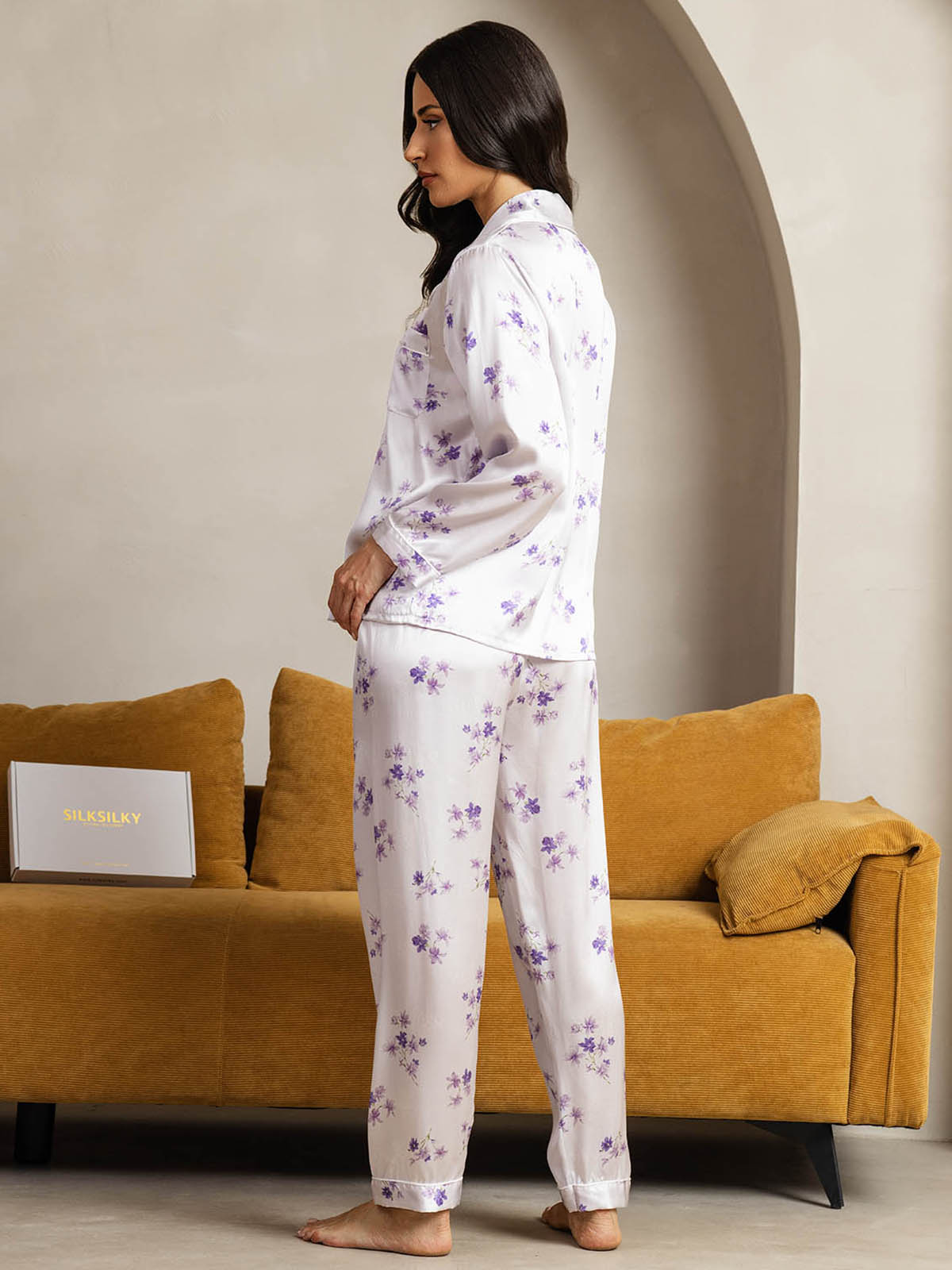 [Syreeninkukka] SilkSilky-FI Womens Pajamas 002