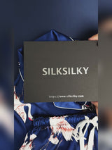 SilkSilky-FI Short Sleeve Notkokaulus Naisten Pyjamat video 001