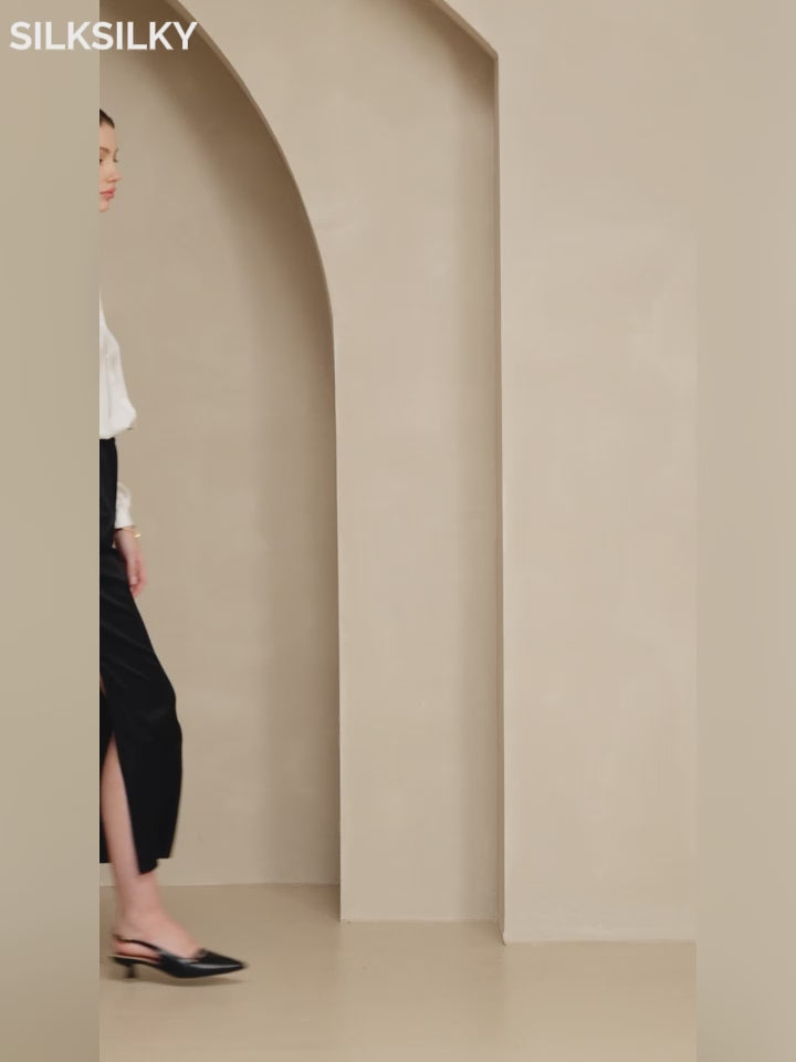 SilkSilky-FI 19Momme Womens Pants video 001