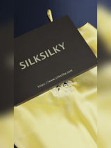 SilkSilky-FI Spaghetti Strap V Neck Yöpaita video 001
