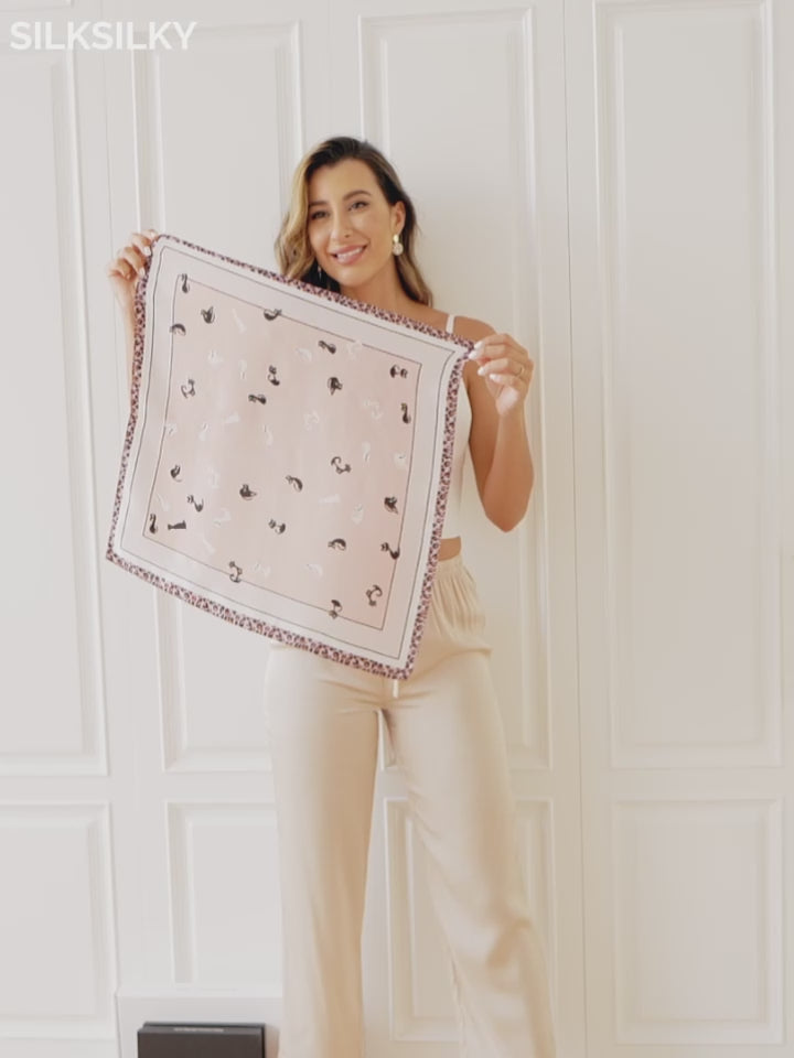 SilkSilky-FI Pure Silk Scarf-video-001