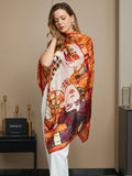 SilkSilky FI Pure Silk Scarf Multi 013