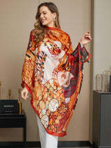 [P073] SilkSilky-FI Pure Silk Scarf 014