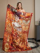 [P073] SilkSilky-FI Pure Silk Scarf 007