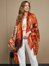 [P073] SilkSilky-FI Pure Silk Scarf 015