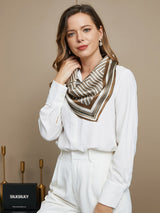 [P042] SilkSilky-FI Pure Silk Scarf 006