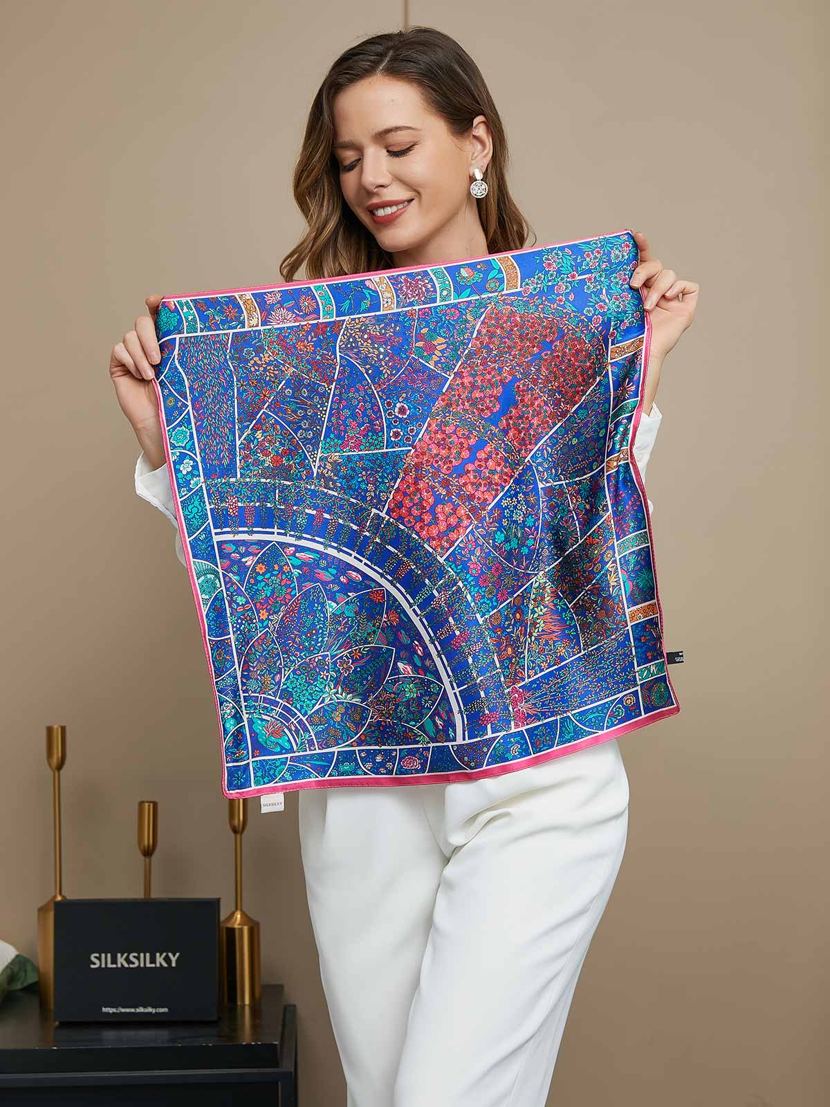 [P049] SilkSilky-FI Pure Silk Scarf 003