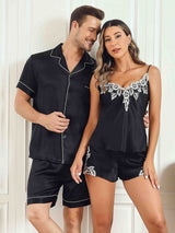 [Musta] SilkSilky-FI Pure Silk Short Sleeve Couple 001