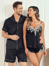 [Musta] SilkSilky-FI Pure Silk Short Sleeve Couple 005