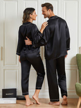[Musta] SilkSilky-FI Pure Silk Long Sleeve Couple 002