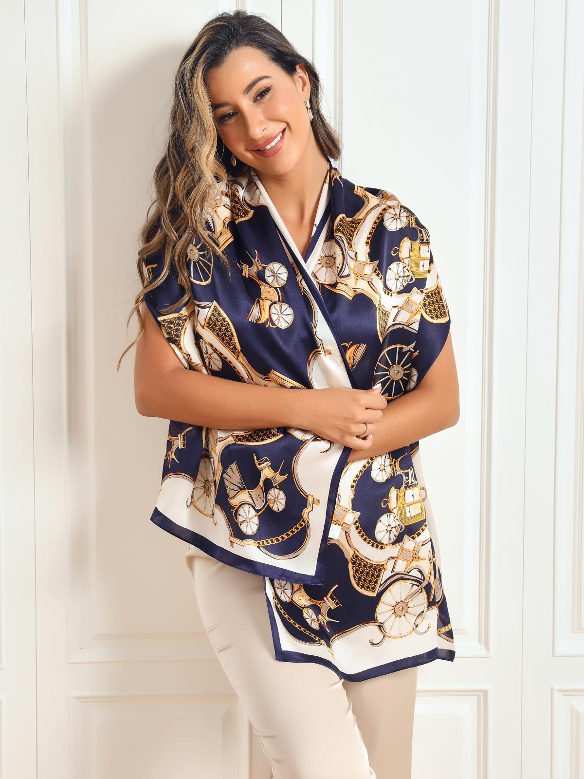 [P026] SilkSilky-FI Pure Silk Scarf 003