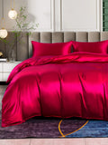 SilkSilky FI 25Momme Pure Silk Bedding Set Viini 001