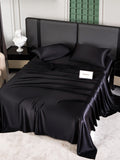 SilkSilky FI 25Momme Pure Silk Bedding Set Musta 004