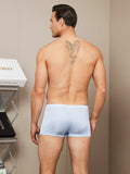 SilkSilky FI Silk Knitted Mens Underwear Vaaleansininen 002