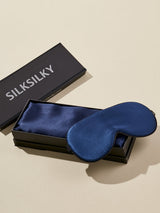 [Tummansininen] SilkSilky-FI 19Momme Pure Silk Pillowcase Set 001